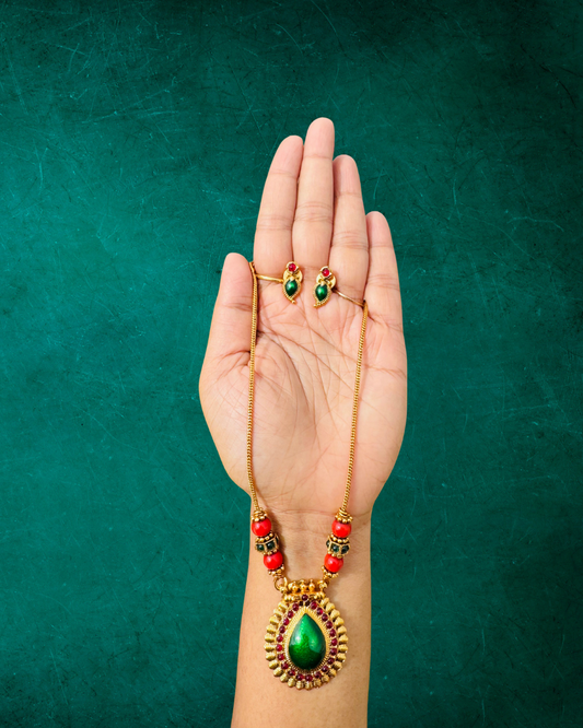 Kovai Palakka single pendent Haaram Type 1