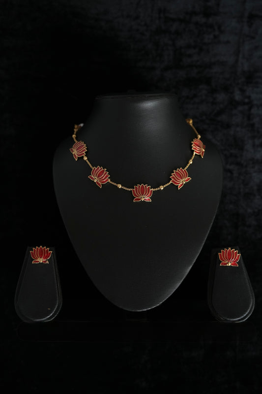 Lotus necklace